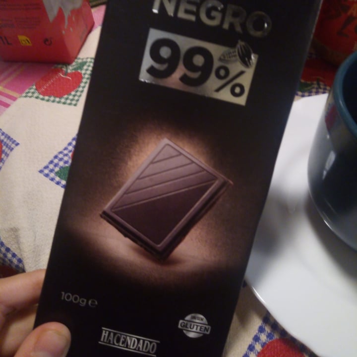 photo of Hacendado Tableta de Chocolate 99% shared by @maddiurkijo on  24 Apr 2022 - review