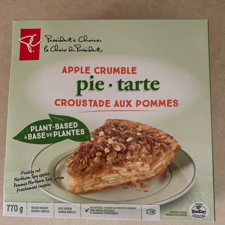 review photo of PC President’s Choice Apple crumble pie shared by @sbourbo on 12 Oct 2022 - review