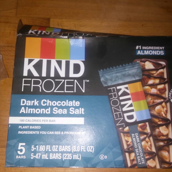 photo of KIND Dark Chocolate Almond Sea Salt shared by @nomurk on  28 Jun 2021 - review