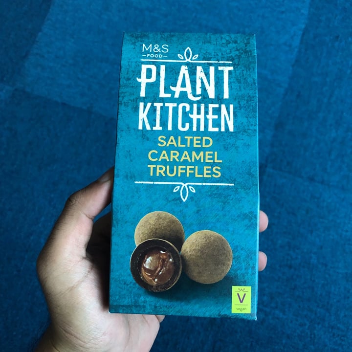 review photo of Plant Kitchen (M&S) Salted Caramel Truffles shared by @nandha09 on 08 Jan 2021 - review