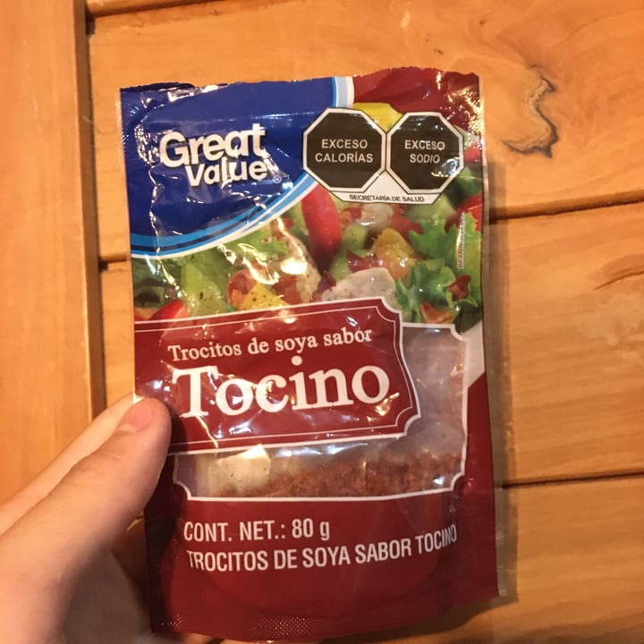 photo of Great Value  Trocitos de Soya Sabor tocino shared by @dh on  01 Jul 2021 - review