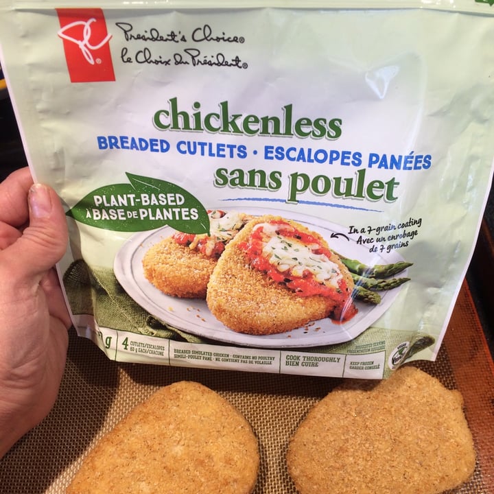 review photo of President's Choice Chickenless Cutlets shared by @gardenpicked on 03 Jul 2020 - review