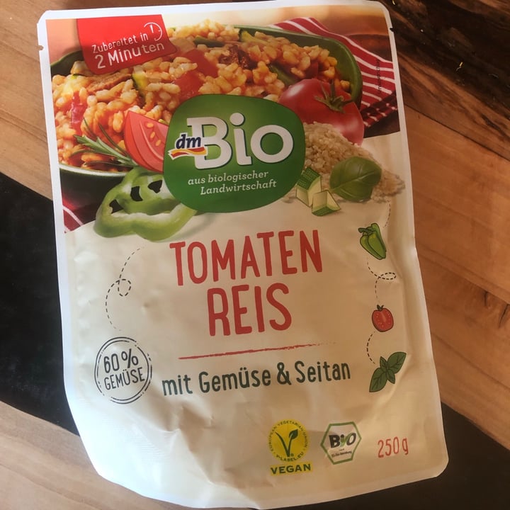 photo of dmBio Tomaten Reis shared by @elenaeatsvegan on  05 Sep 2021 - review