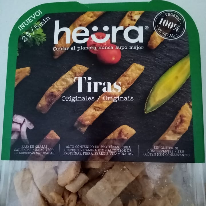 photo of Heura Tiras de Heura Originales shared by @veggisa on  10 Jul 2020 - review