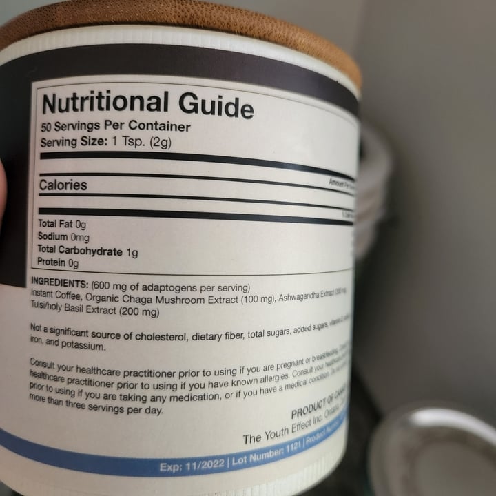 review photo of The youth effect Mushroom coffee shared by @liljessicakes on 14 May 2022 - review