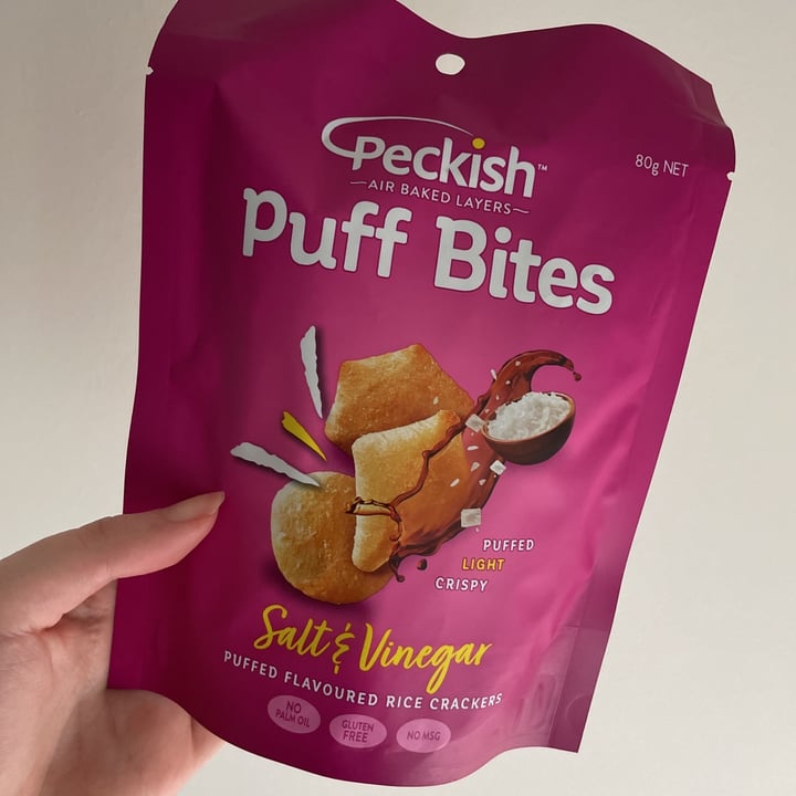 photo of Peckish Puff Bites Salt And Vinegar shared by @jasminn on  13 Feb 2021 - review