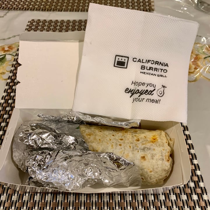photo of California Burrito Mexican Grill Esteem Mall Hebbal Vegan Crispy Mushroom Burrito shared by @teemus on  28 Dec 2020 - review
