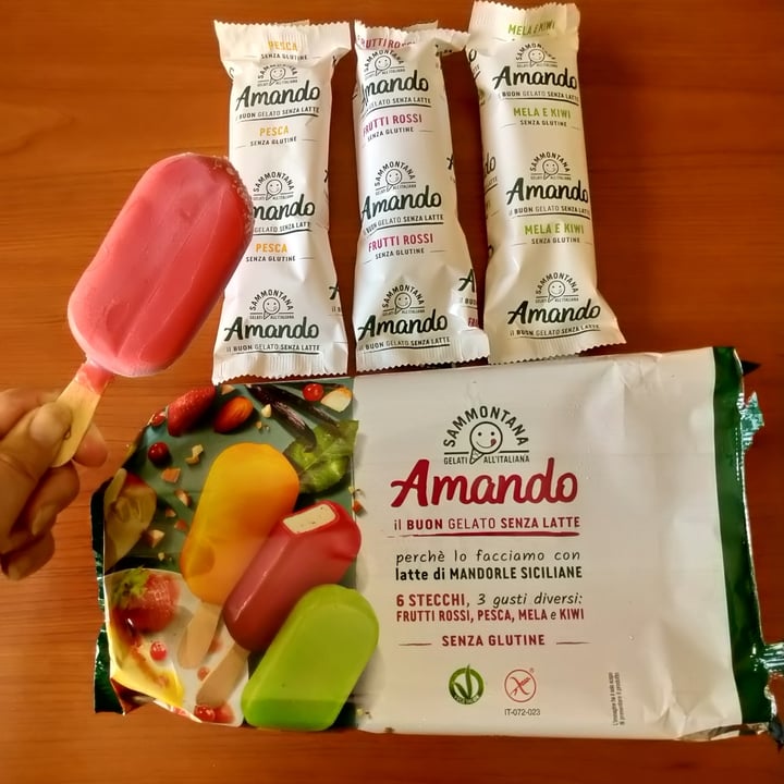 photo of Sammontana Amando 6 Stecchi - Frutti Rossi, Pesca, Mela e Kiwi shared by @andala on  03 Nov 2022 - review