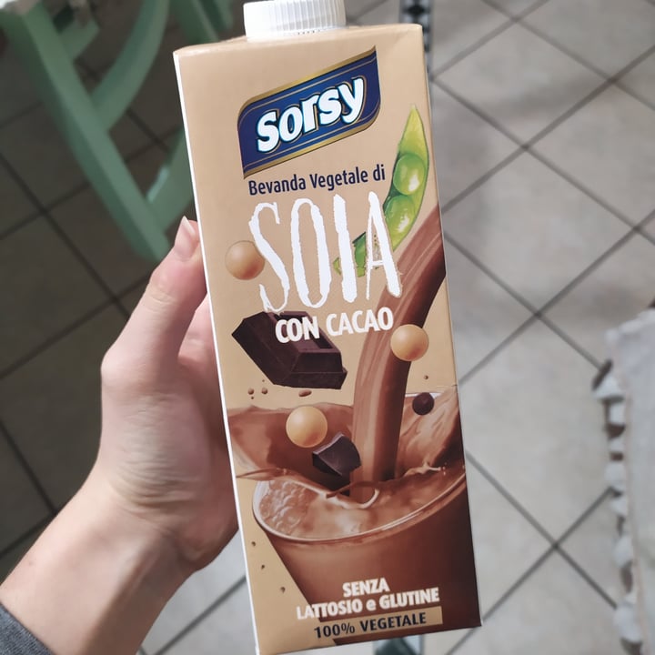 photo of sorsy Bevanda vegetale di soia con cacao shared by @fraveganita on  17 Jan 2022 - review
