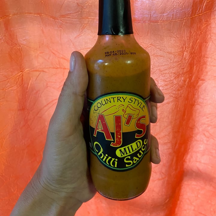 review photo of AJ’s chilli sauce Mild Chilli Sauce shared by @gracedocarmo on 31 Jan 2022 - review