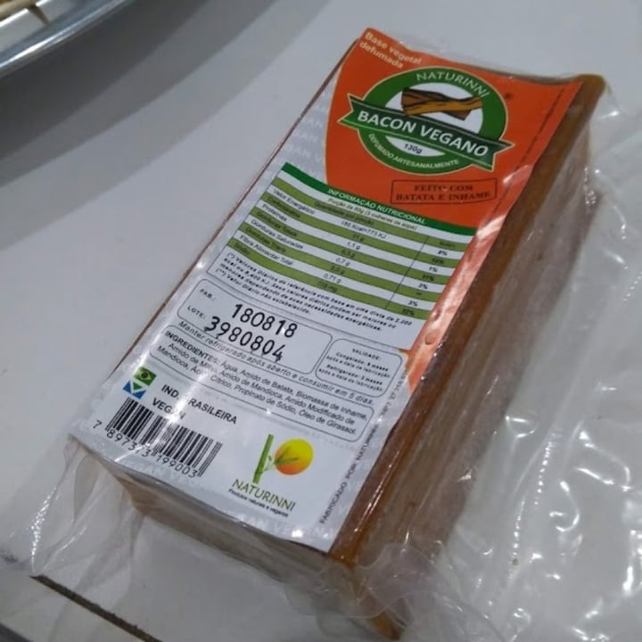photo of Naturinni Bacon vegano shared by @franveg20 on  21 Apr 2022 - review