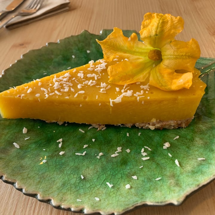 photo of O Macrobiótico Tarta de Mango y Coco con Base de Frutos Secos shared by @viroliveira on  23 Sep 2021 - review