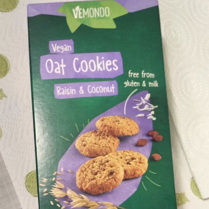 review photo of Vemondo Oat Cookies Raisin e Coconut shared by @vitorlucasvegan on 08 Sep 2022 - review