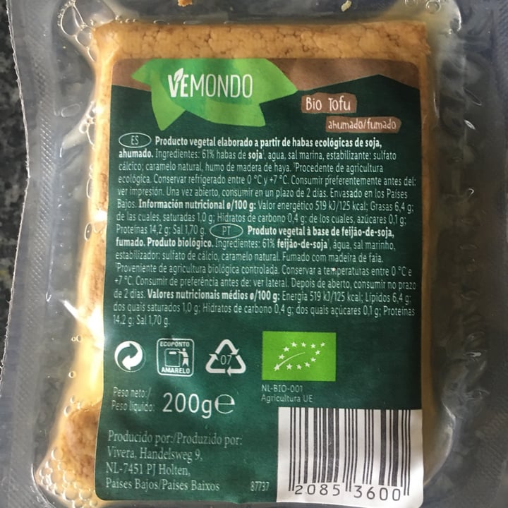 photo of Vemondo Tofu Bio al naturale shared by @apaulagi on  17 Apr 2022 - review