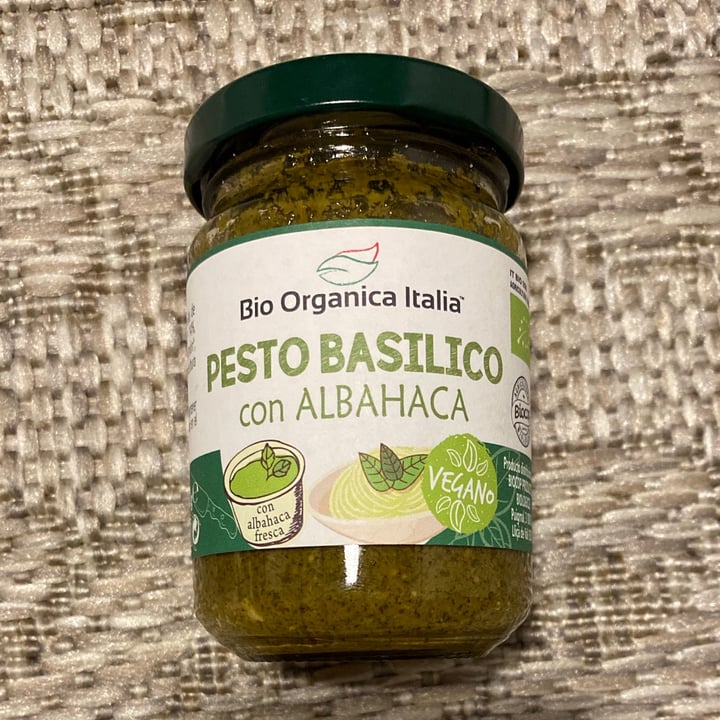 photo of Bio Organica Italia Pesto basílico vegano shared by @andrius on  25 Sep 2021 - review