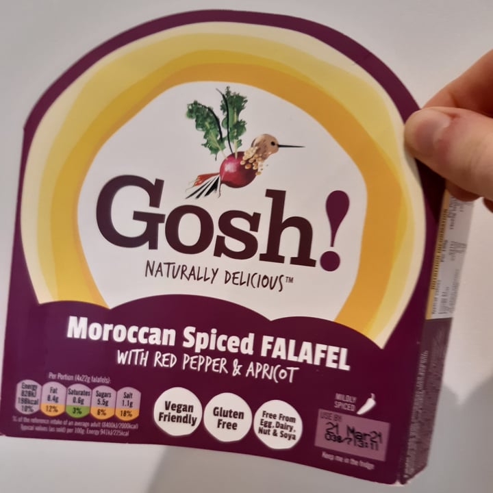 review photo of Gosh! Moroccan Spiced Falafel With Red Pepper And Apricot shared by @sophiemartin57 on 16 Feb 2021 - review