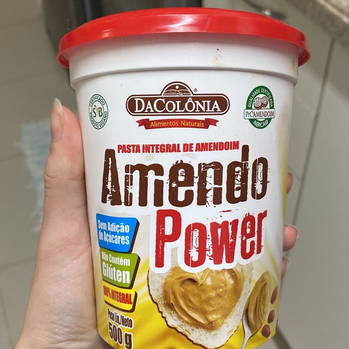 photo of DaColônia pasta integral de amendoim shared by @fezinharup on  26 Nov 2022 - review