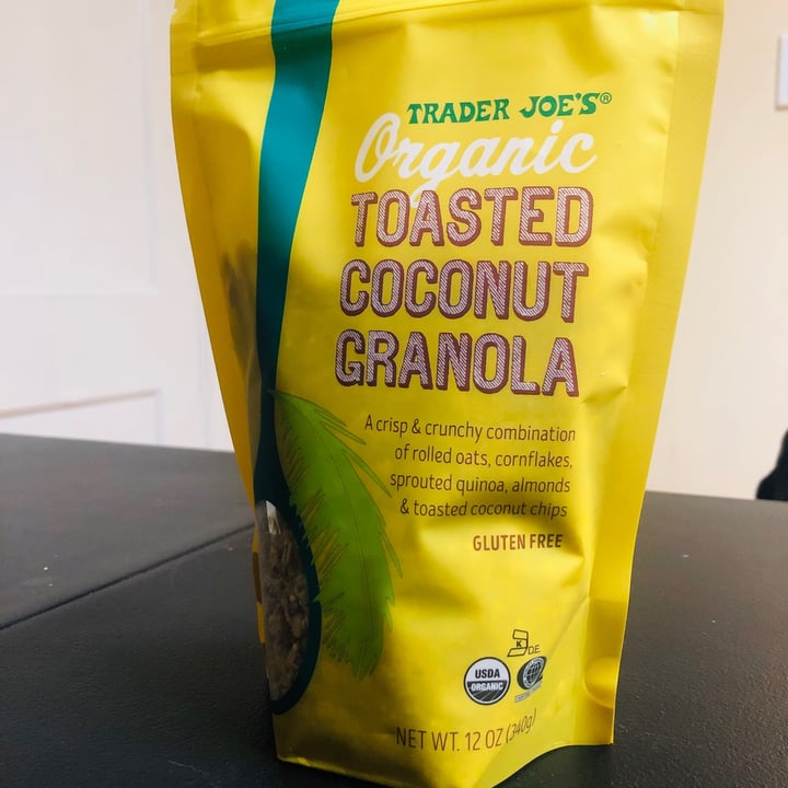 photo of Trader Joe's Organic Toasted Coconut Granola Bark shared by @veganessa- on  14 Mar 2021 - review