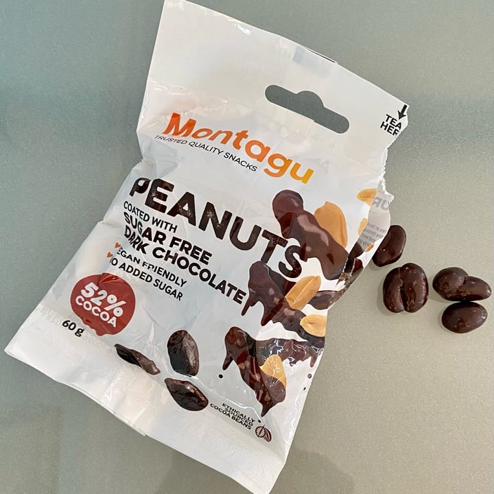photo of Montagu Peanuts Coated With Sugar Free Dark Chocolate shared by @tonivbrockhoven on  12 Nov 2021 - review