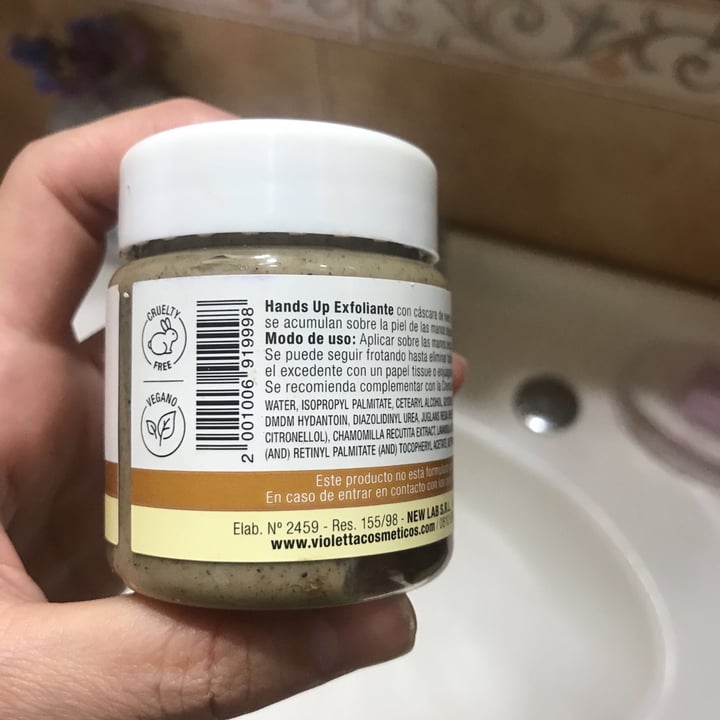 photo of Violetta cosméticos Exfoliante shared by @casco on  21 Feb 2021 - review