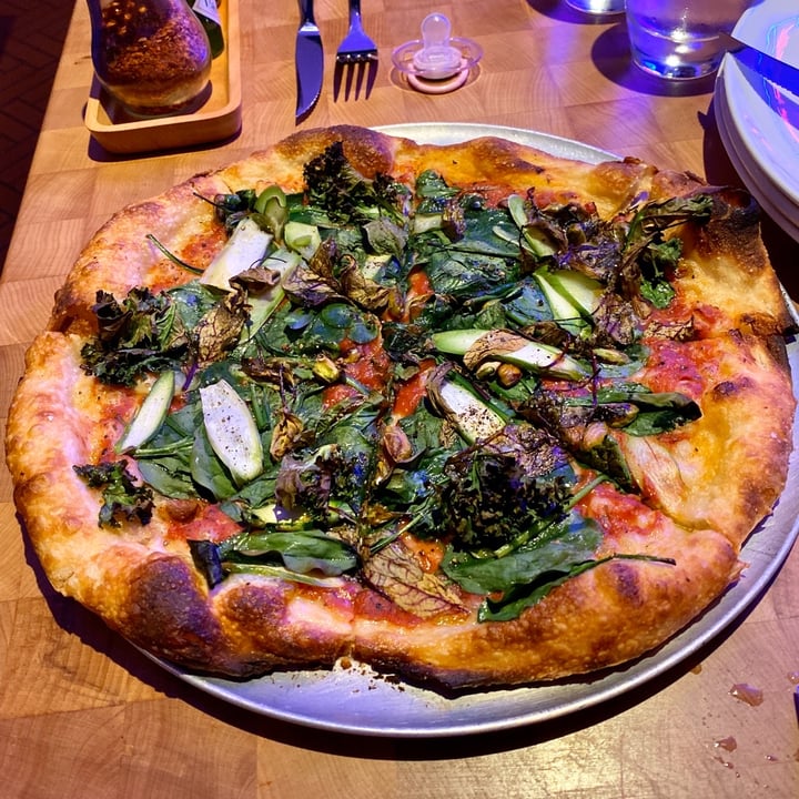 review photo of Blue Label Pizza & Wine Veganized Green Machine Pizza shared by @vikas on 15 Oct 2019 - review