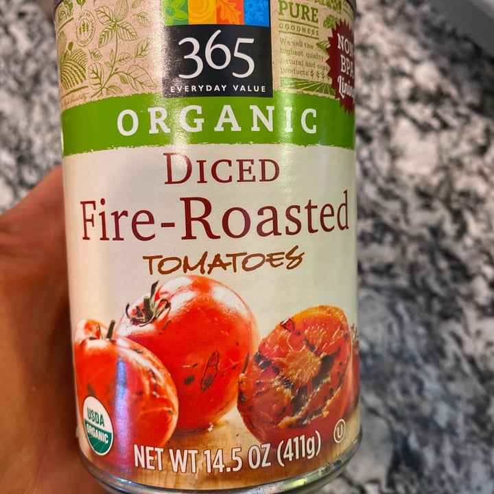 photo of 365 Whole Foods Market Diced Fire Roasted Tomatoes shared by @shartrina on  04 Feb 2020 - review