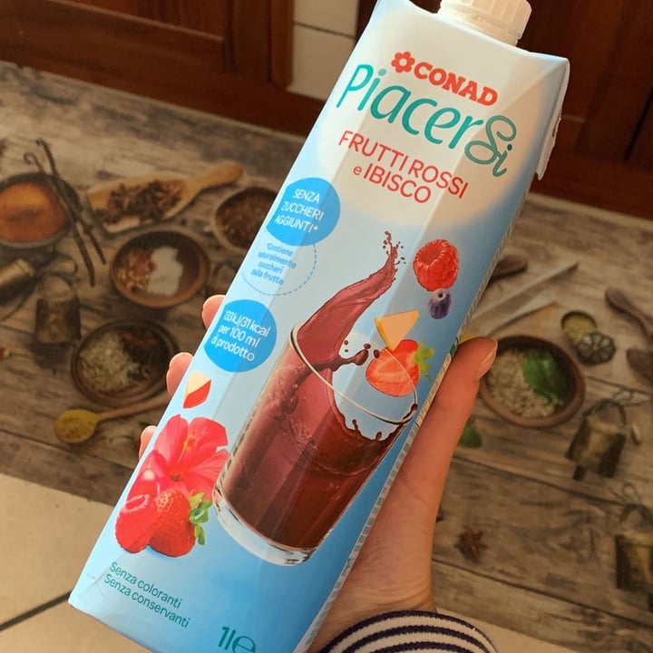 review photo of Piacersi | Conad Succo Frutti Rossi E Ibisco shared by @giorgia497 on 11 May 2022 - review