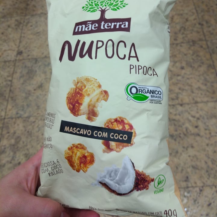 review photo of Mãe Terra Nupoca Pipoca Sabor Mascavo E Coco shared by @francieleiwohn on 10 May 2022 - review