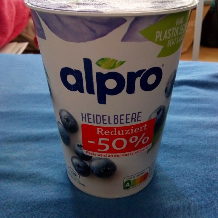 photo of Alpro Blueberry Yogurt shared by @ultraviolett20 on  02 Sep 2021 - review