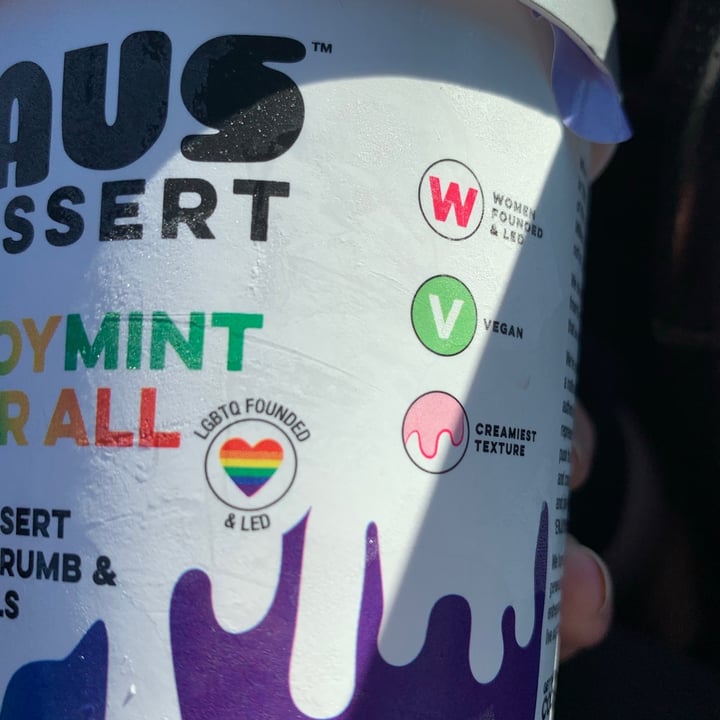 photo of COOL HAUS Enjoymint For All Peppermint Frozen Dessert shared by @keeponveganon on  30 May 2021 - review