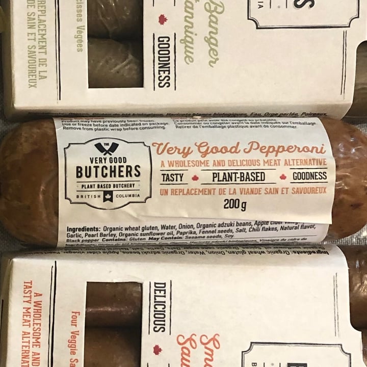 review photo of The Very Good Butchers Pepperoni shared by @jasveganlife on 20 Feb 2021 - review
