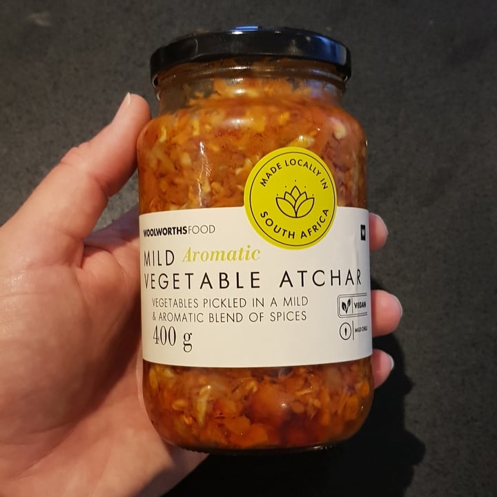 photo of Woolworths Food Mild Vegetable Atchar shared by @tbarnes89 on  02 Oct 2020 - review