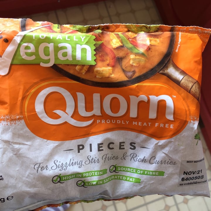 photo of Quorn Vegan Pieces shared by @jridley on  29 Apr 2020 - review