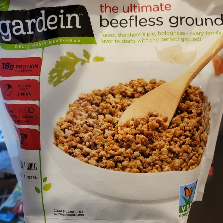 photo of Gardein The Ultimate Beefless Ground shared by @healthcareherbivore on  30 Dec 2020 - review