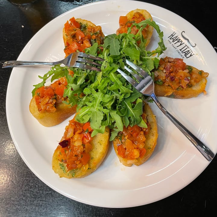 photo of Happy Italy Rotterdam Kop van Zuid Tomato Bruschetta shared by @julyn on  14 Oct 2022 - review