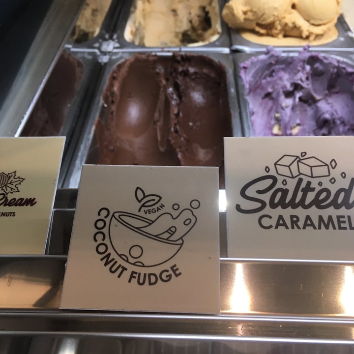 photo of Kristen's Kick-Ass Ice Cream Newlands vegan coconut chocolate fudge shared by @sylvacharm on  01 Oct 2022 - review