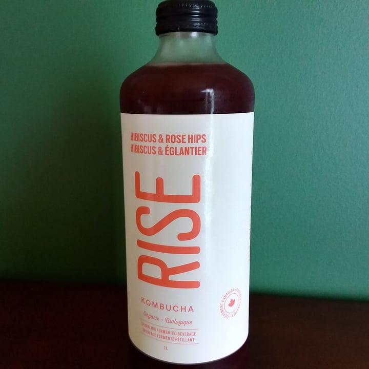 photo of RISE Kombucha Hibiscus & Rose Hip Kombucha shared by @farmette on  24 Jun 2022 - review