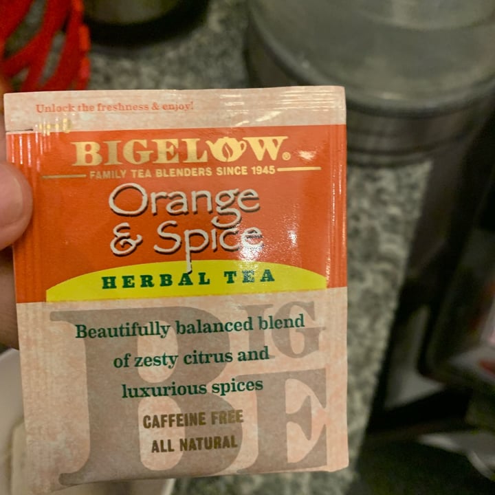 photo of Bigelow Orange & Spice Herbal Tea shared by @nopehope on  04 Apr 2022 - review