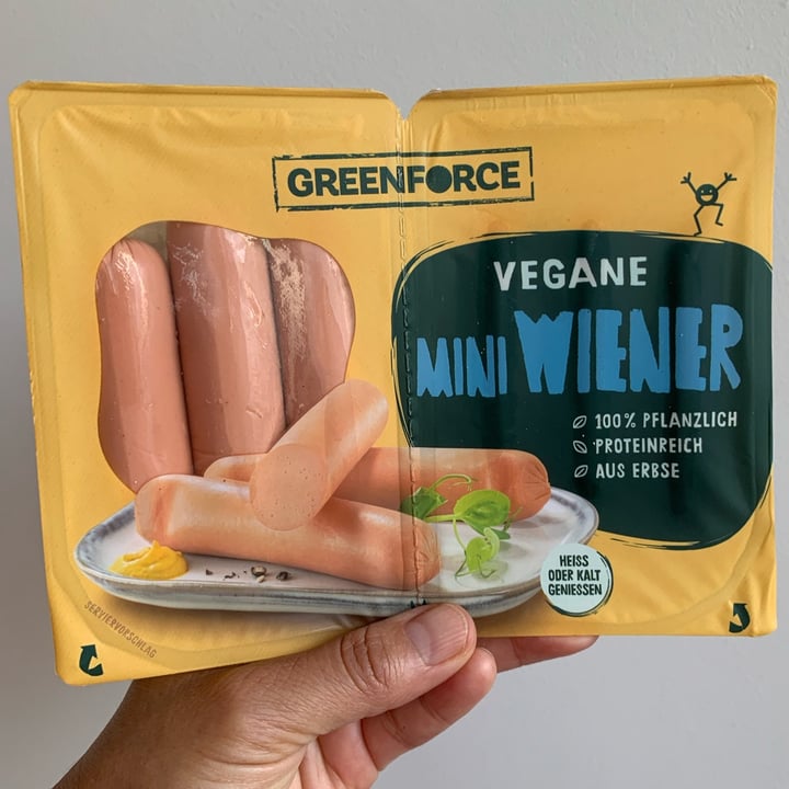 photo of GREENFORCE Vegane Mini Wiener shared by @anasoto on  27 Nov 2022 - review