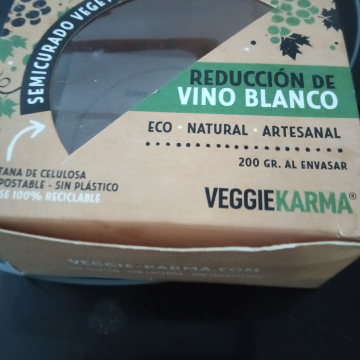 photo of Veggie Karma Keso reducción de Vino Blanco shared by @kary54 on  09 Feb 2022 - review