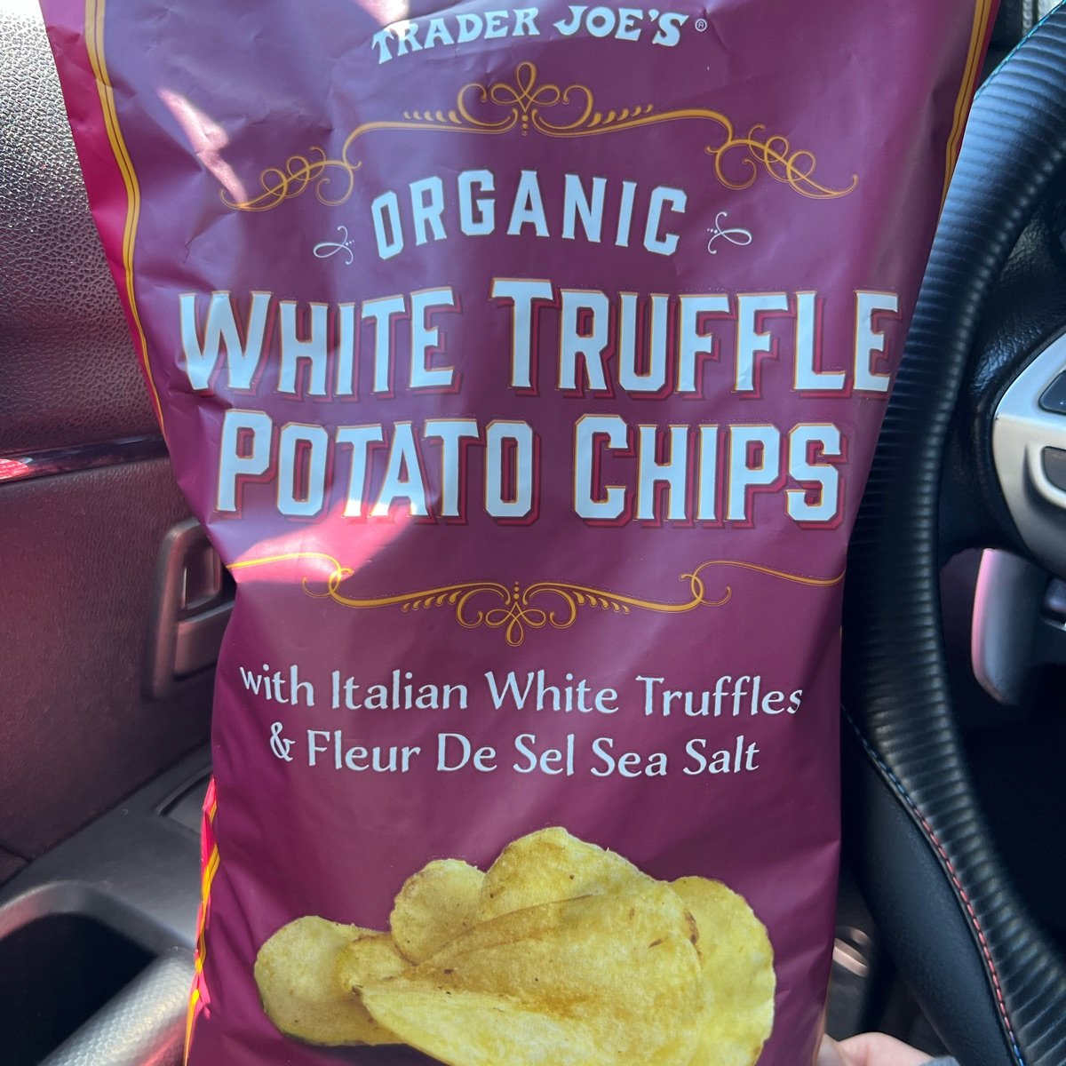 Trader Joe's Organic white truffle potato chips Reviews abillion