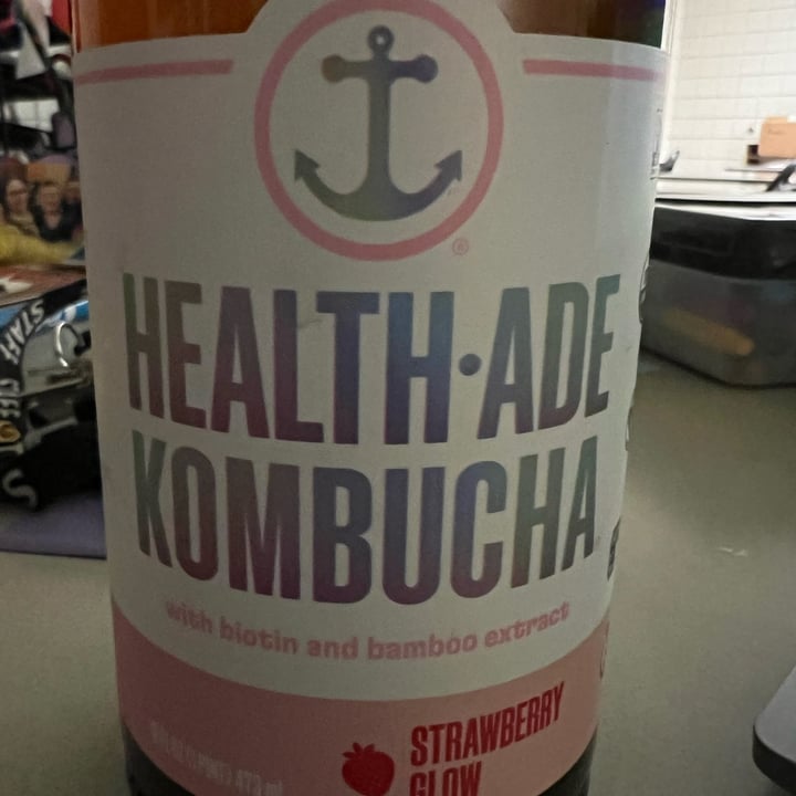 photo of Health-Ade Strawberry Glow shared by @goosepondmtn on  12 May 2022 - review