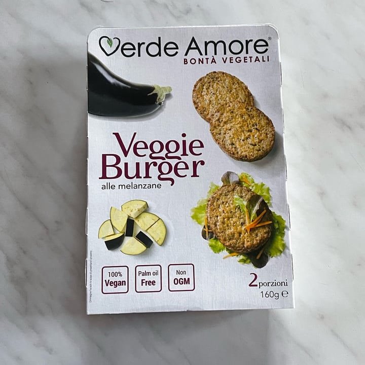 photo of Verde Amore Veggie Burger alle melanzane shared by @diariodiunasleevata on  01 Apr 2022 - review