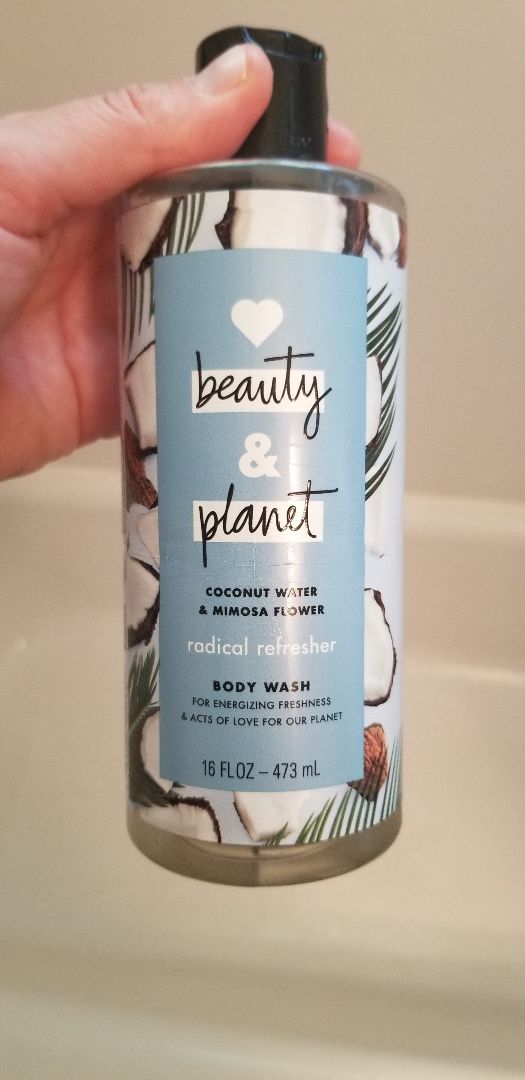 photo of Love Beauty and Planet Coconut Water & Mimosa Flower Body Wash shared by @andreamichelle5 on  03 May 2020 - review