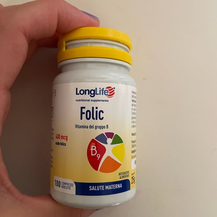 photo of Longlife Acido Folico shared by @ipasc on  14 Apr 2022 - review