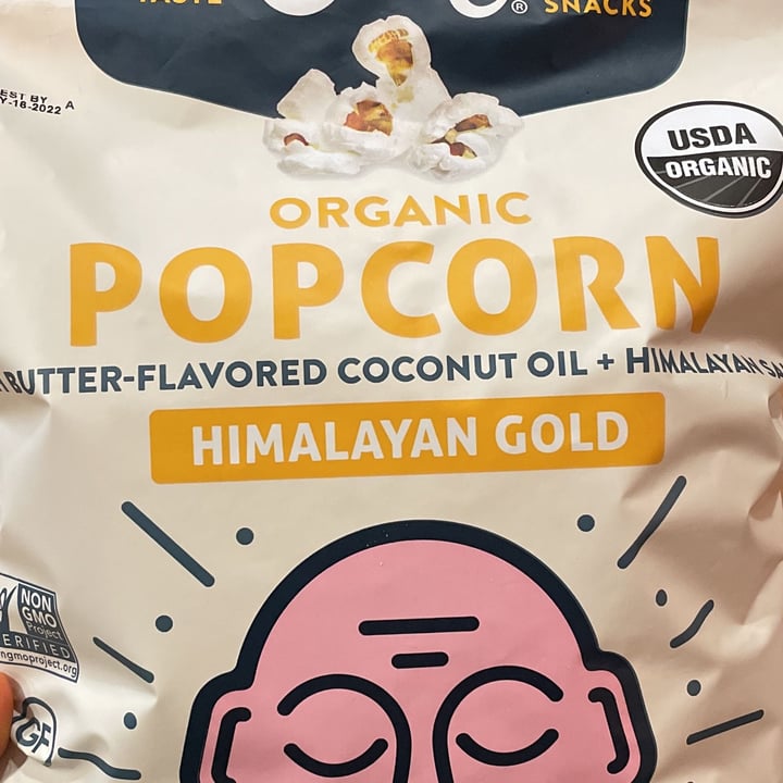 photo of Lesser Evil Snacks Organic popcorn Himalayan gold shared by @sarahrchow on  18 Nov 2021 - review