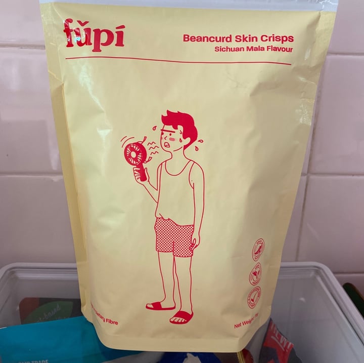 photo of fǔpí Sichuan Mala Beancurd Skin Crisps shared by @serenat on  11 Sep 2020 - review