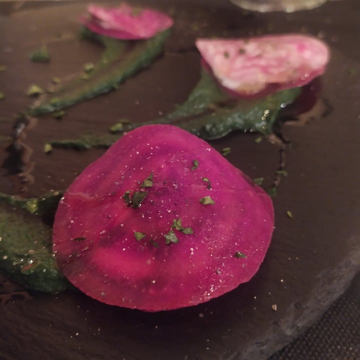 review photo of Origami Ravioli Crudi Di Rapa Di Chioggia (GF) shared by @pech on 04 May 2022 - review