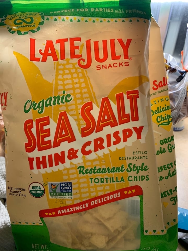 photo of Late July Snacks Sea Salt & Lime shared by @robrob on  17 Jan 2020 - review
