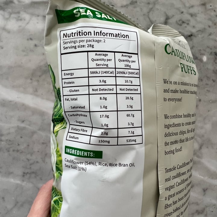 review photo of Temole Cauliflower Puffs shared by @yennytedja on 13 Nov 2022 - review
